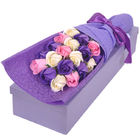 Collapsible Flower Gifts Paper Packaging Box CMYK Or Pantone Printing
