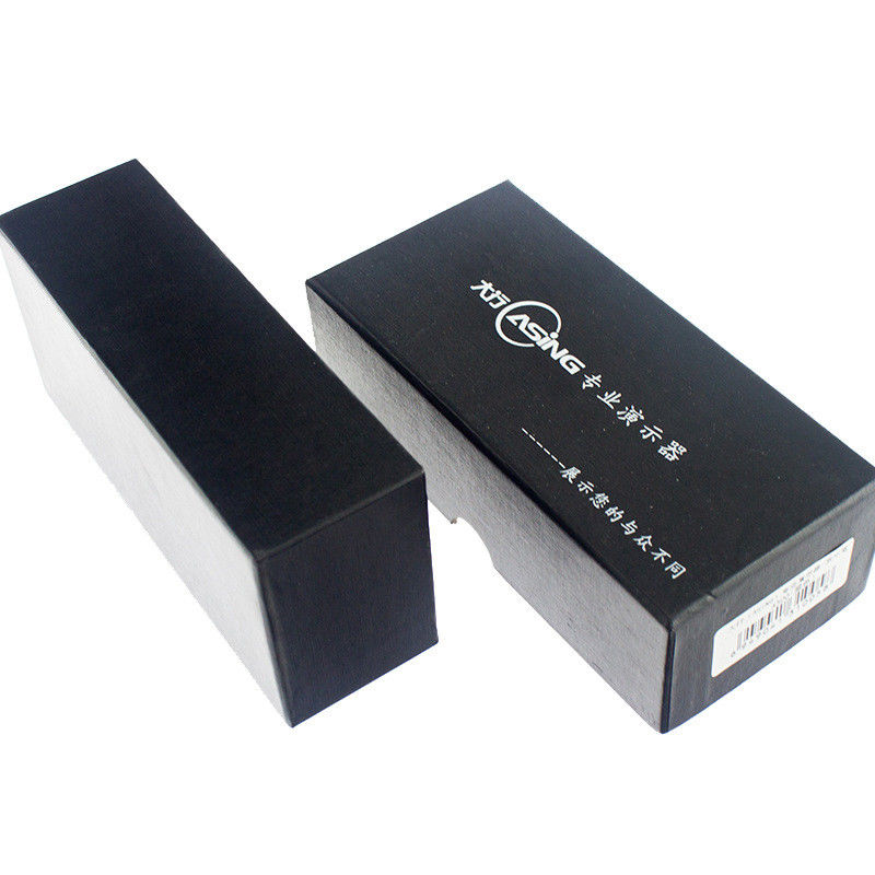 Laser Pointer Presenter Glossy Black Gift Boxes Custom Product Boxes