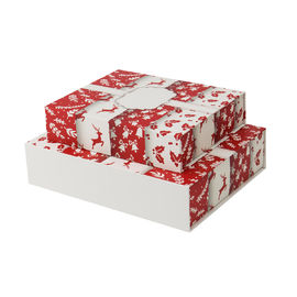 Печатание нестандартной конструкции КМИК крышки бумажной коробки ленты рождества и низкопробной подарочной коробки