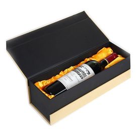Повторно использованный дизайн буклета бумажной коробки роскошного вина упаковывая подгонянный подарочной коробкой